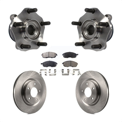 Kit de rotor et de plaquettes de frein, roulement de moyeu avant, pour Nissan Sentra Turbocharge 2017 – 2019