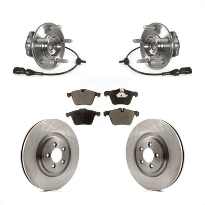 Kit de rotors et plaquettes de frein à disque, ensemble de roulements de moyeu avant, pour Jaguar XF XJ XK