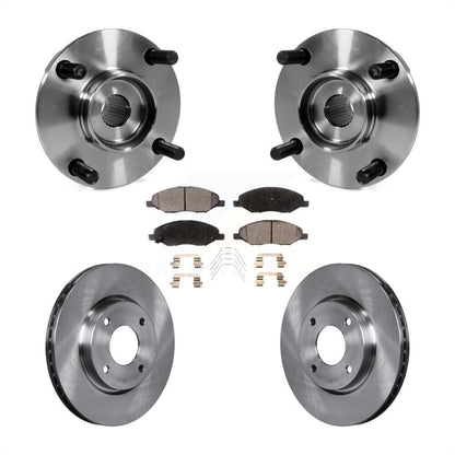 Ensemble de roulement de moyeu avant, Kit de plaquettes de Rotor de frein pour Nissan Versa 4 roues AB 2008
