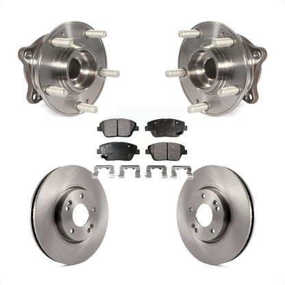 Ensemble de roulements de moyeu avant, Rotors et plaquettes de frein à disque, Kit pour Hyundai Sonata