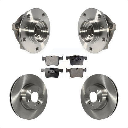 Kit de rotors de frein à disque et de plaquettes en céramique, ensemble de roulements de moyeu avant, pour BMW X3 X4