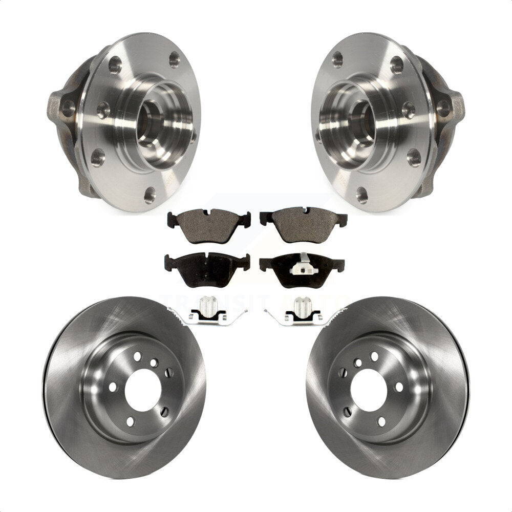 Kit de rotors et plaquettes de frein à disque, ensemble de roulements de moyeu avant, pour BMW 528i xDrive