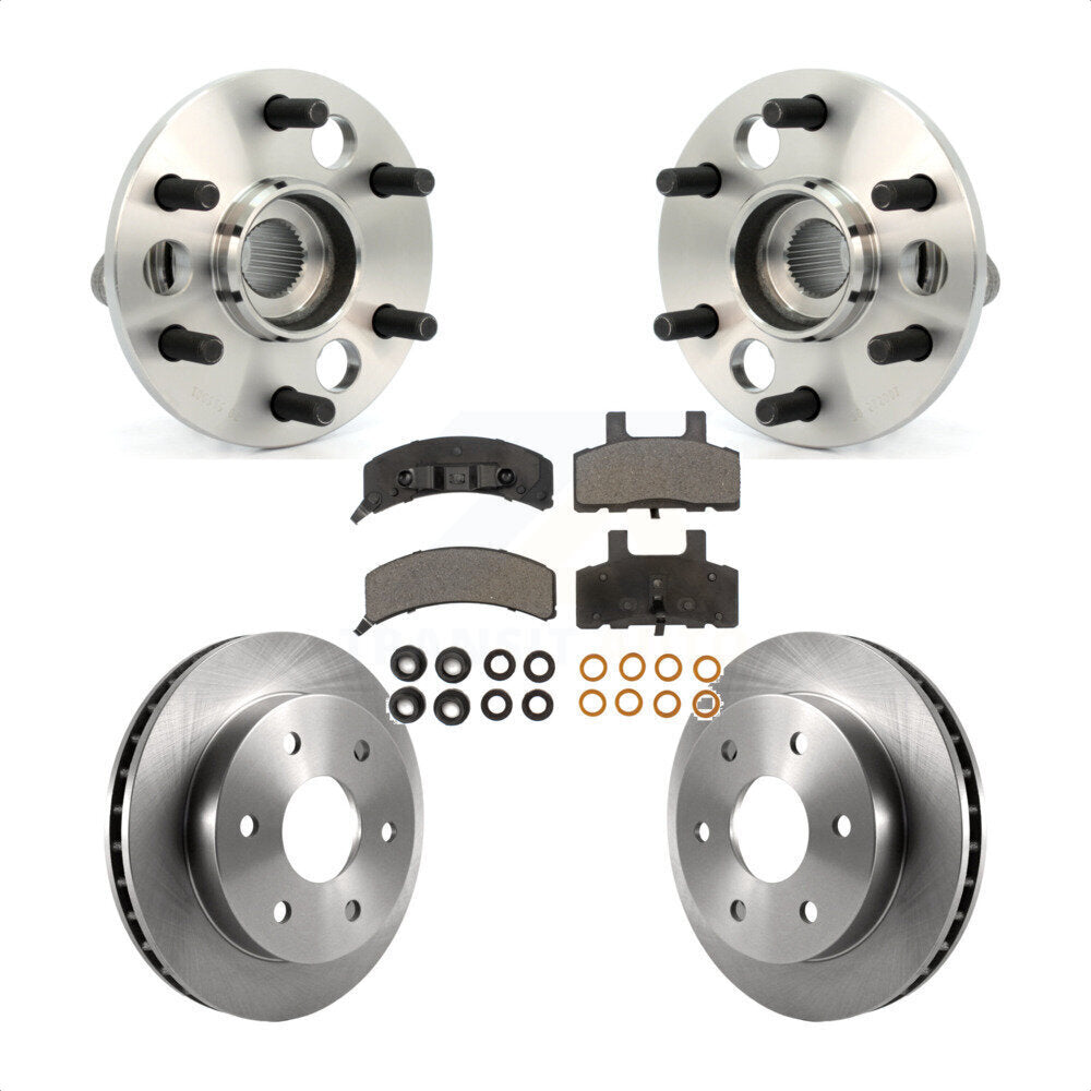 Kit de Rotor et de plaquettes de frein, roulement de moyeu avant, pour K1500 GMC Chevrolet K2500 Suburba