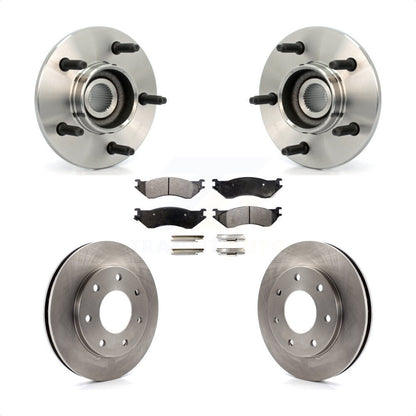 Kit de rotor et de plaquettes de frein avec roulement de moyeu avant pour Ford F-150 4WD 1999 avec 2 roues AB