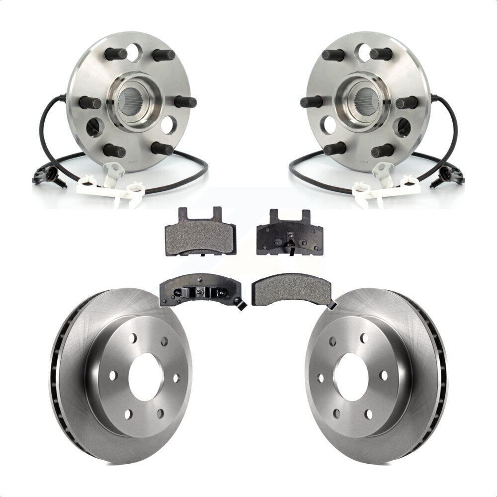 Kit de Rotor et de plaquettes de frein à disque, roulement de moyeu avant, pour Chevrolet GMC Tahoe Yukon K250