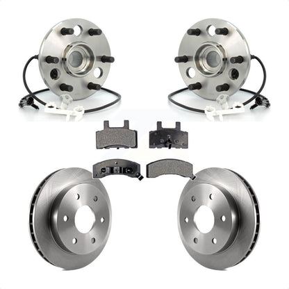 Kit de Rotor et de plaquettes de frein à disque, roulement de moyeu avant, pour Chevrolet GMC Tahoe Yukon K250