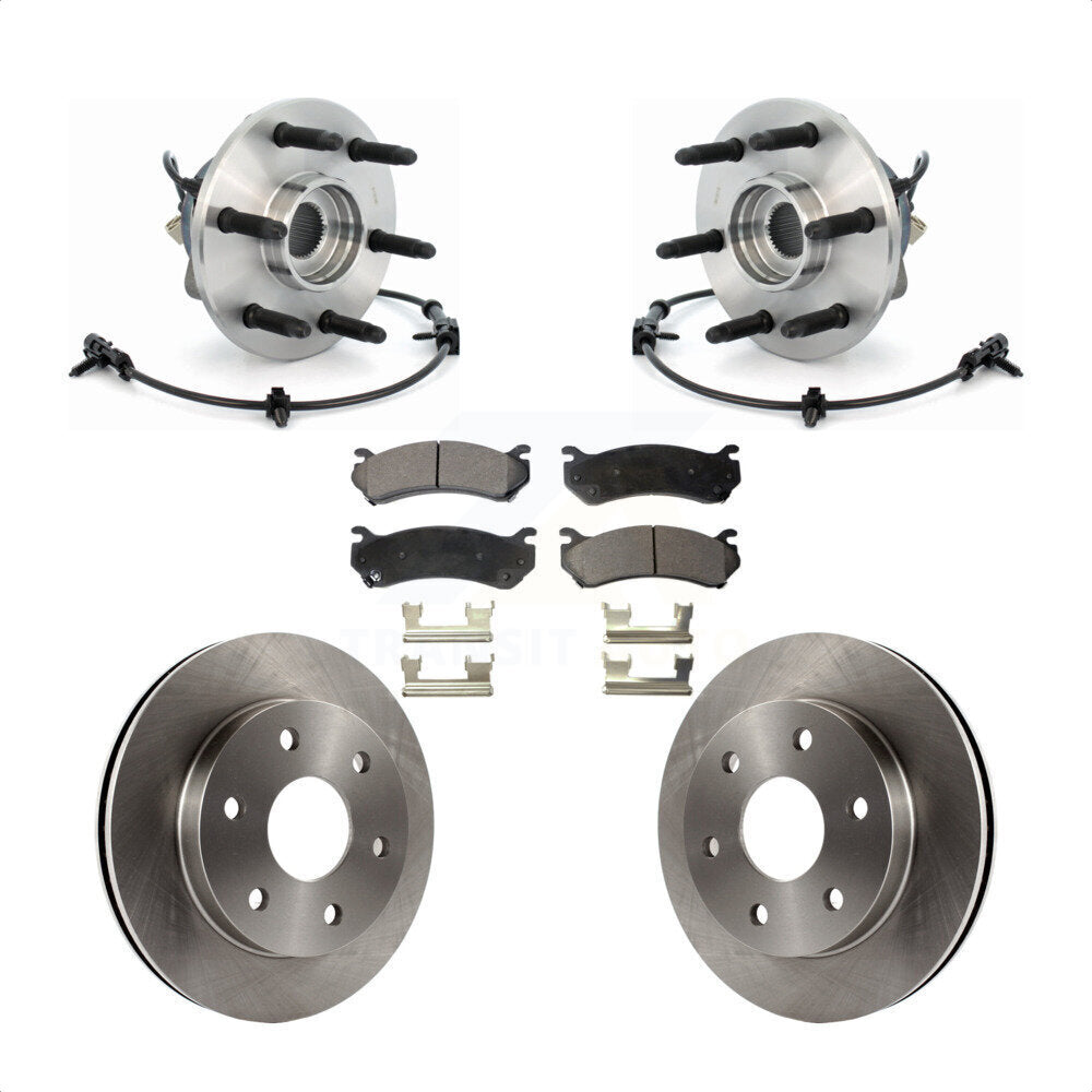 Kit de plaquettes de Rotor de frein, roulement de moyeu avant, pour Chevrolet GMC Silverado 1500 Sierra X