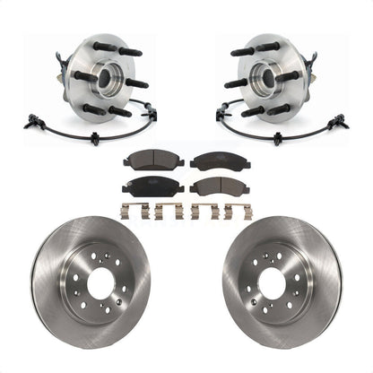 Kit de Rotor et plaquettes de frein, roulement de moyeu avant, pour Chevrolet GMC Silverado 1500 Sierr
