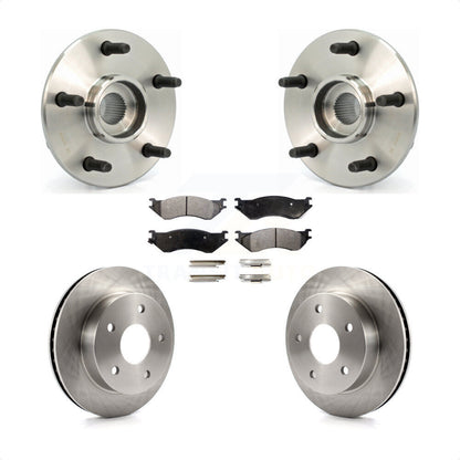 Kit de Rotor et plaquettes de frein, roulement de moyeu avant, pour Dodge Ram 1500 4WD avec 2 roues AB