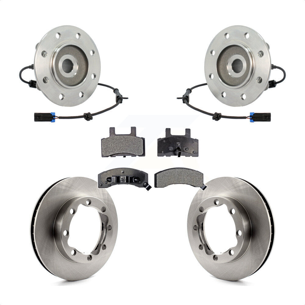 Kit de plaquettes de Rotor de frein, roulement de moyeu avant, pour K2500 Chevrolet GMC K3500 K1500 Taho