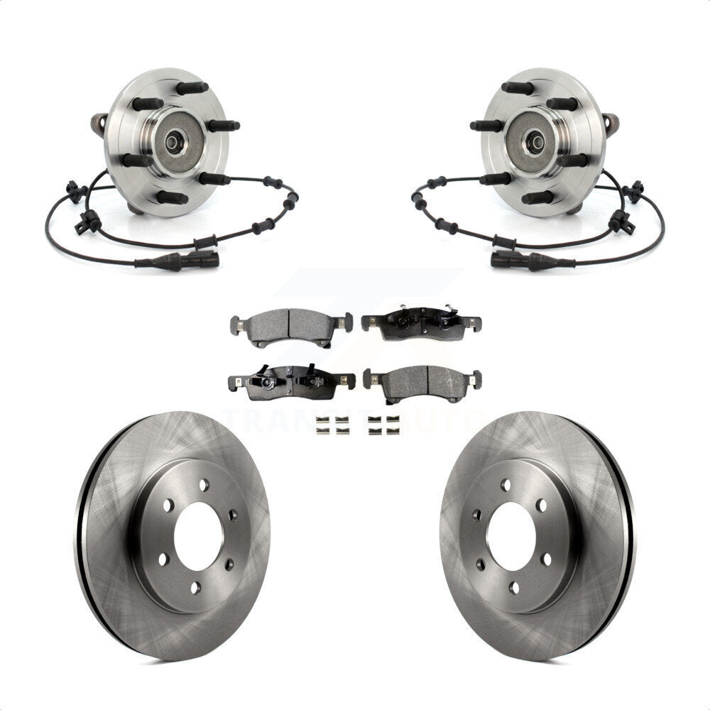 Kit de plaquettes de Rotor de frein à disque, roulement de moyeu avant, pour Ford Expedition Lincoln Navigato