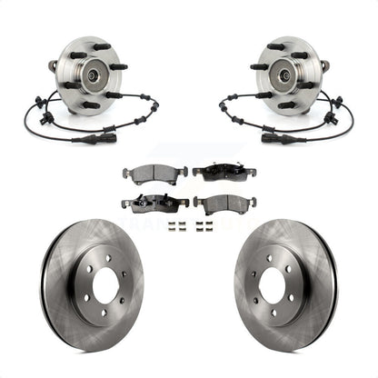 Kit de plaquettes de Rotor de frein à disque, roulement de moyeu avant, pour Ford Expedition Lincoln Navigato