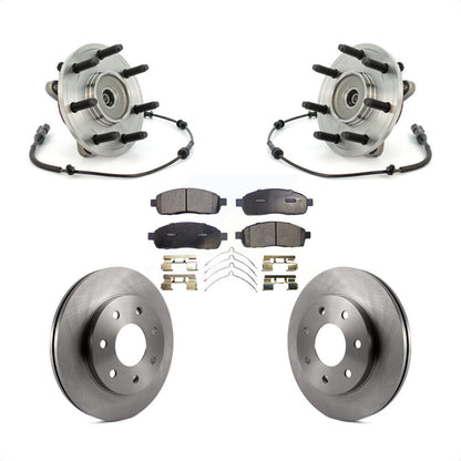 Kit de rotors et plaquettes de frein à disque, ensemble de roulements de moyeu avant, pour Ford F-150 4WD