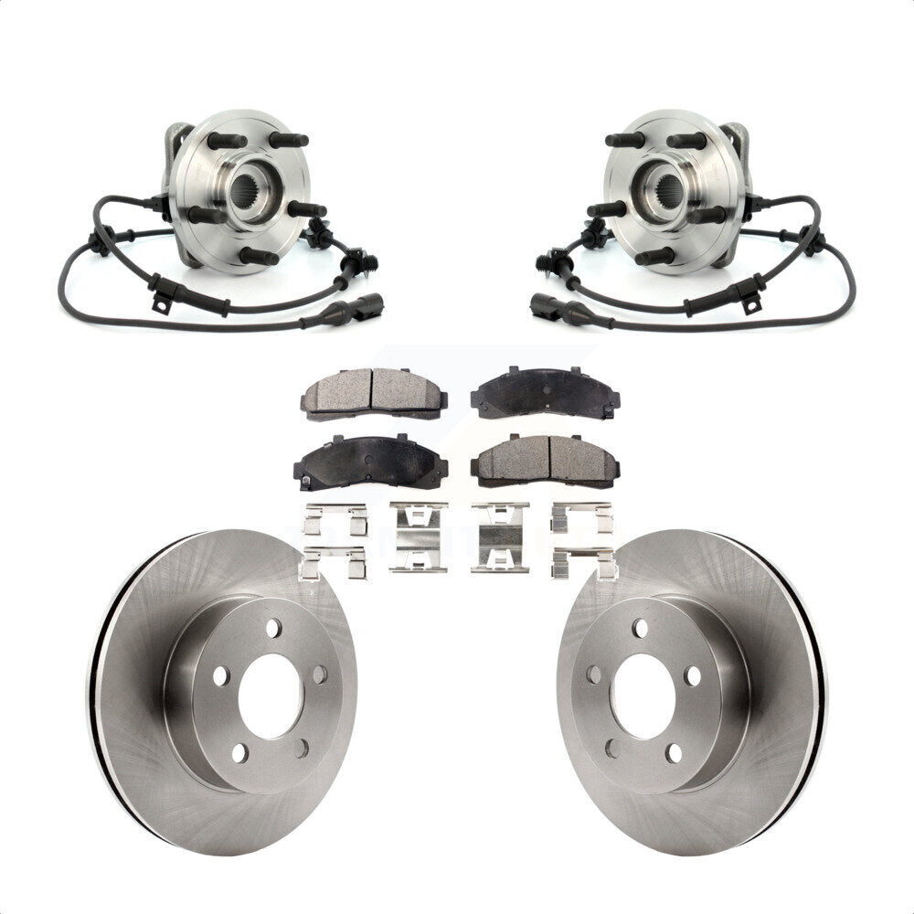 Kit de plaquettes de Rotor de frein à disque, roulement de moyeu avant, pour Ford Explorer Mercury Mountainee