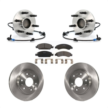 Kit de Rotor et plaquettes de frein, roulement de moyeu avant, pour Chevrolet GMC Silverado 1500 Sierr
