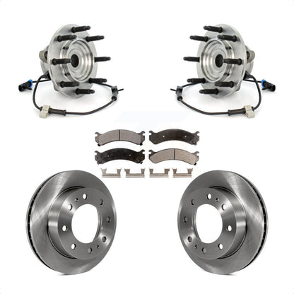 Kit de plaquettes de Rotor de frein, roulement de moyeu avant, pour GMC Chevrolet Sierra 2500 HD Silverad