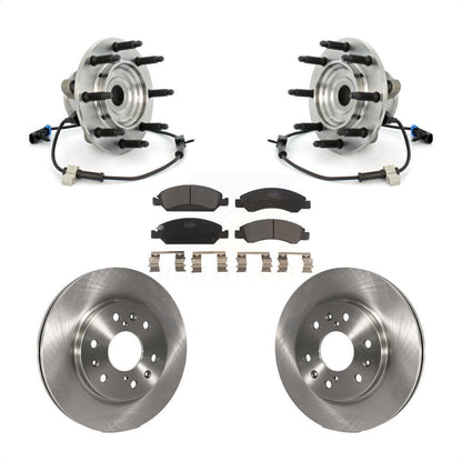 Kit de Rotor et plaquettes de frein, roulement de moyeu avant, pour Chevrolet GMC Silverado 1500 Sierr