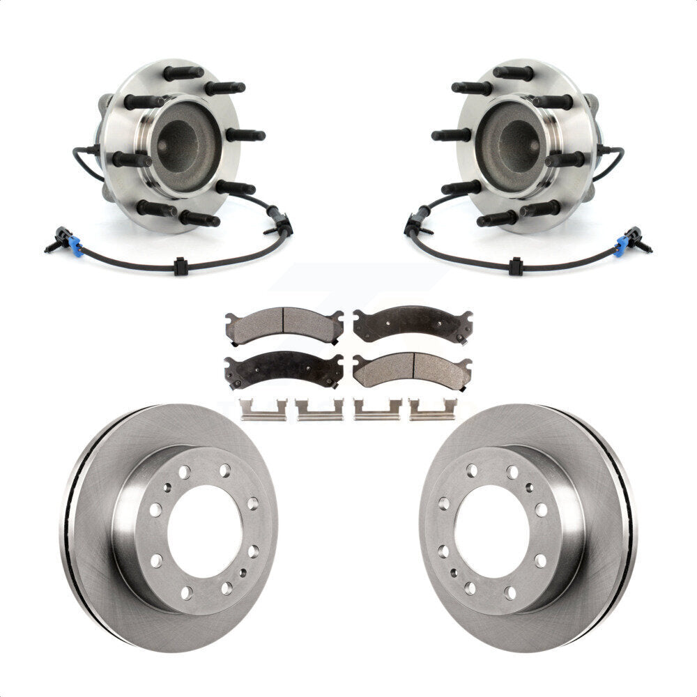 Kit de plaquettes de Rotor de frein à disque, roulement de moyeu avant, pour Chevrolet Express 4500 GMC Savan