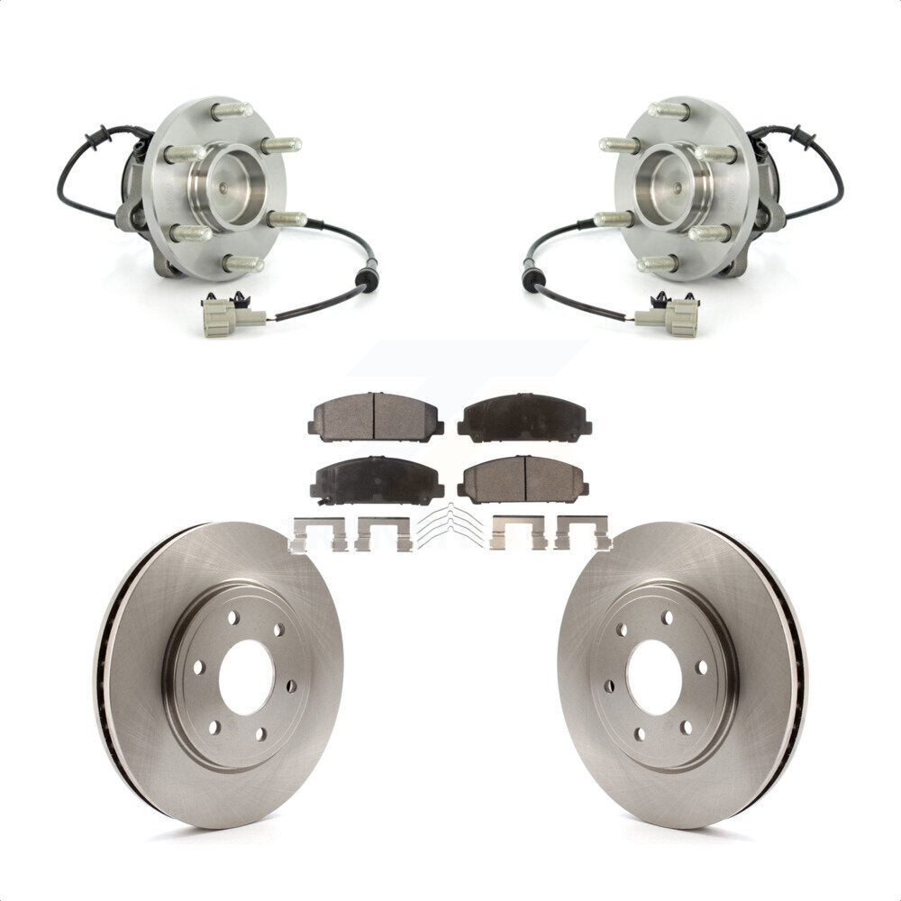 Ensemble de roulements de moyeu avant, Rotors et plaquettes de frein à disque, Kit pour Suzuki Equator