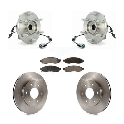 Kit de Rotor et plaquettes de frein, roulement de moyeu avant, pour Nissan TITAN Pathfinder Armada QX5