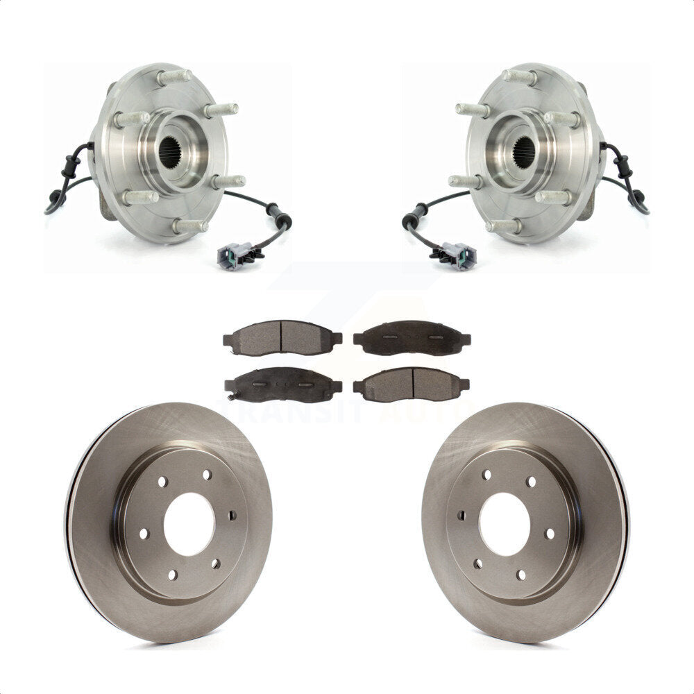 Kit de plaquettes de Rotor de frein à disque, roulement de moyeu avant, pour Nissan TITAN INFINITI QX56 Armad