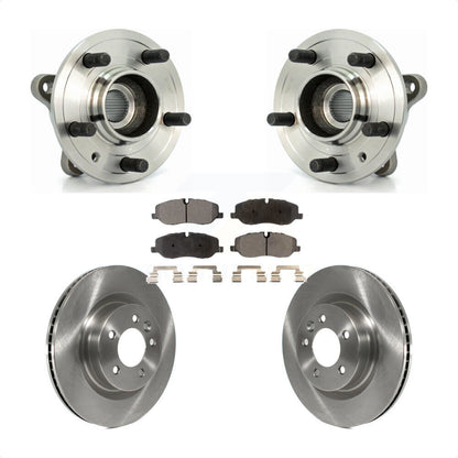 Ensemble de roulement de moyeu avant, Rotor de frein et Kit de plaquettes pour Land Rover LR3 Range Spor