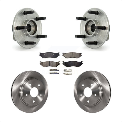 Kit de plaquettes de Rotor de frein à disque, roulement de moyeu avant pour Dodge Ram 1500 avec roue à 5 écrous