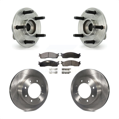 Kit de plaquettes de Rotor de frein, roulement de moyeu avant, pour Dodge Ram 1500 07-08, avec roue à 5 écrous