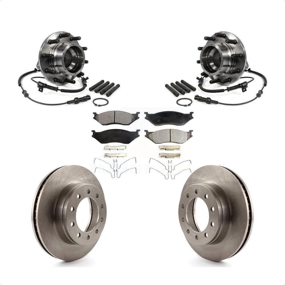 Kit de plaquettes de Rotor de frein, roulement de moyeu avant, pour Ford F-550 Super Duty 4 X 2005 – 2010