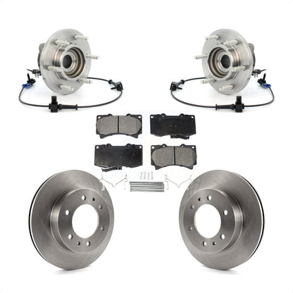Ensemble de roulement de moyeu avant, Rotor de frein à disque et Kit de plaquettes pour Hummer H 2006 – 2008