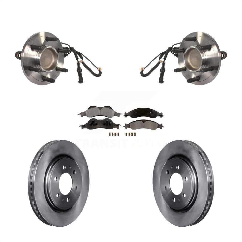 Kit de plaquettes de Rotor de frein, roulement de moyeu avant, pour Ford Expedition Lincoln Navigator RW