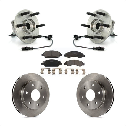 Ensemble de roulements de moyeu avant, Rotors et plaquettes de frein à disque pour GMC Sierra 1500