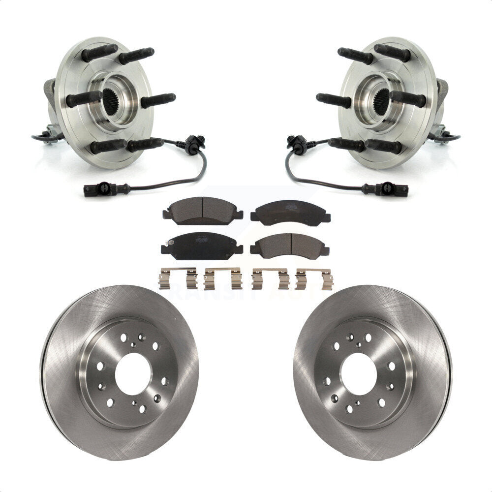 Kit de plaquettes de Rotor de frein, roulement de moyeu avant, pour Chevrolet GMC Sierra 1500 Silverado X