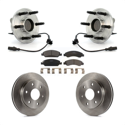 Ensemble de roulements de moyeu avant, Rotors et plaquettes de frein à disque pour GMC Sierra 1500