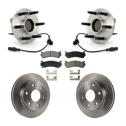 Kit de plaquettes de Rotor de frein à disque, ensemble de roulements de moyeu avant pour Chevrolet Silverado 150