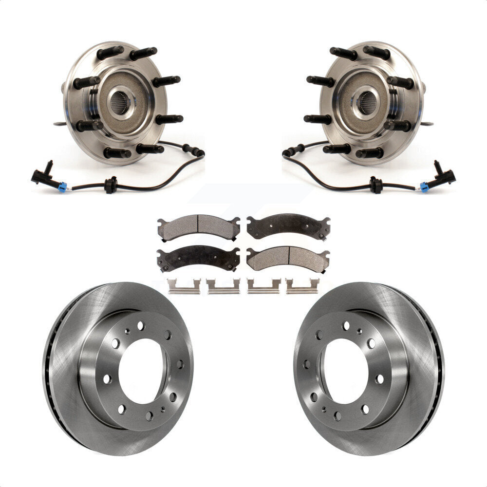 Kit de plaquettes de Rotor de frein, roulement de moyeu avant, pour Chevrolet GMC Sierra 2500 HD Silverad