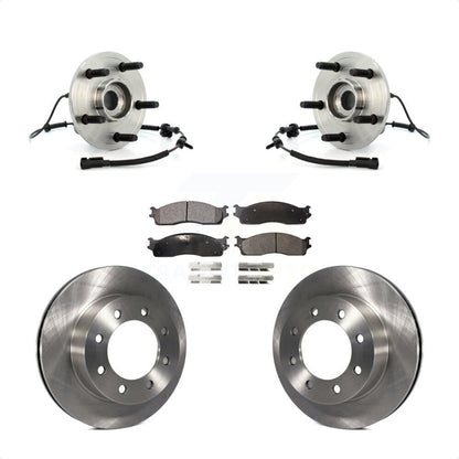 Kit de plaquettes de Rotor de frein, roulement de moyeu avant, pour Dodge Ram 1500 07-08, avec roue à 5 écrous