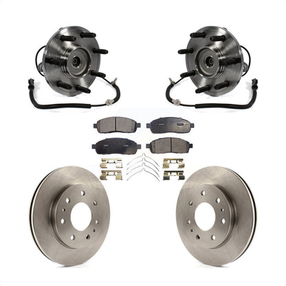 Kit de plaquettes de Rotor de frein à disque, ensemble de roulements de moyeu avant pour Ford F-150 RWD/4W 2009