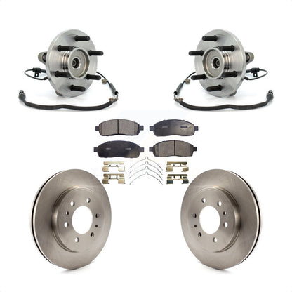 Ensemble de roulement de moyeu avant, Rotor de frein à disque et Kit de plaquettes pour Ford F-150 4W 2009