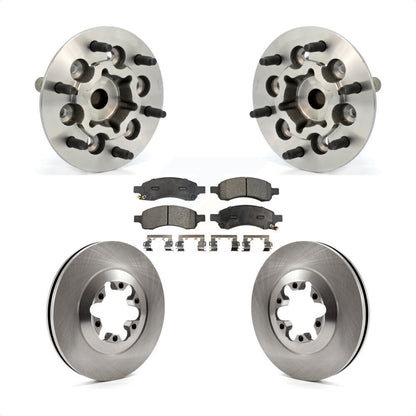 Kit de plaquettes de Rotor de frein, ensemble de roulements de moyeu avant, pour Chevrolet Colorado GMC Canyo