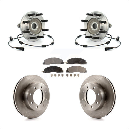 Kit de plaquettes de Rotor de frein à disque, ensemble de roulements de moyeu avant pour Dodge Ram 2500 3500 4W