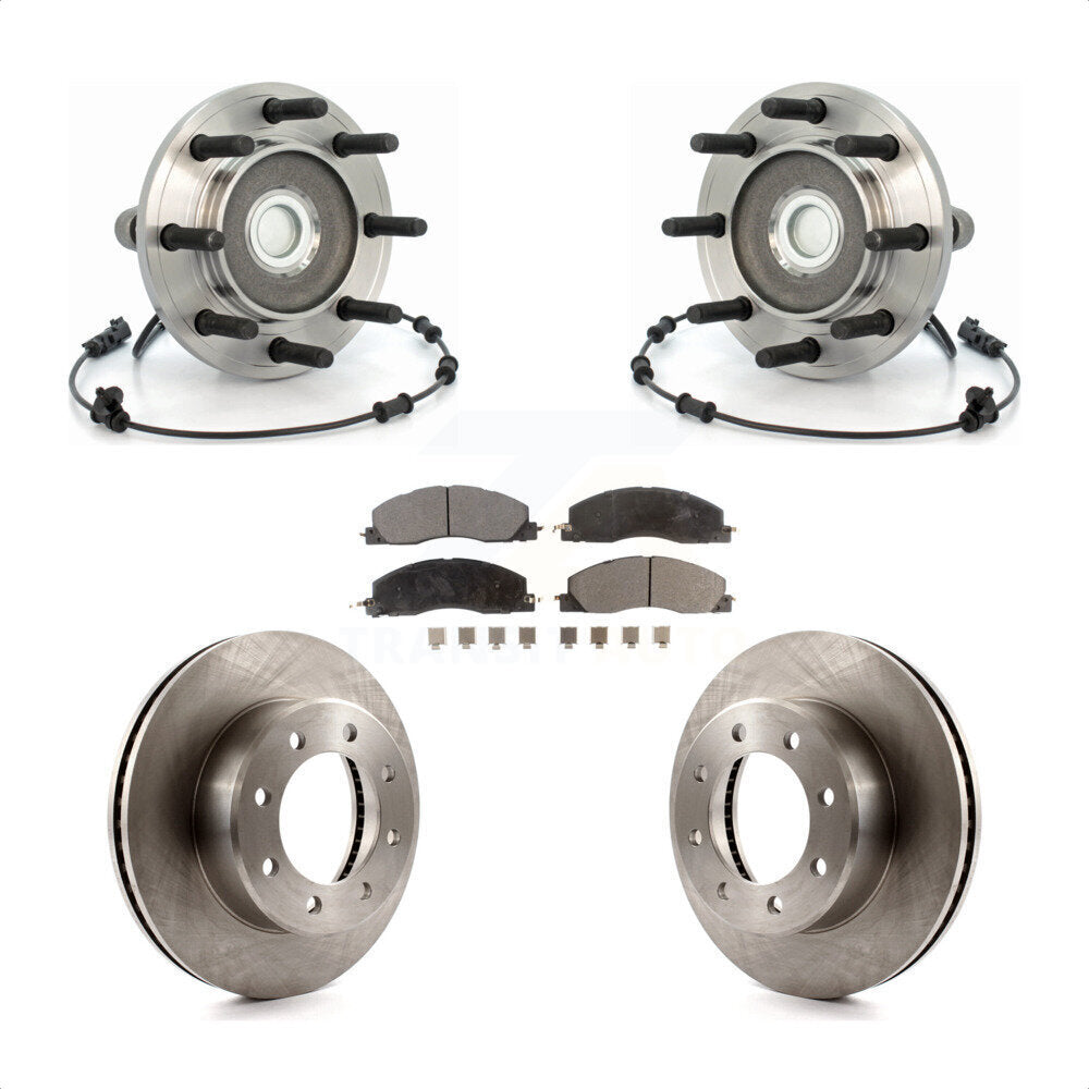 Kit de plaquettes de Rotor de frein à disque, ensemble de roulements de moyeu avant pour Dodge Ram 2500 3500 RW