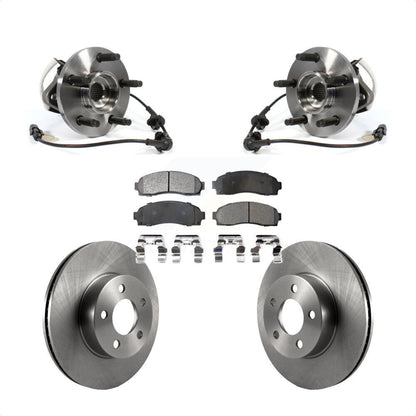 Ensemble de roulement de moyeu avant, Rotor de frein et Kit de plaquettes pour Ford Ranger Mazda B4000 4W