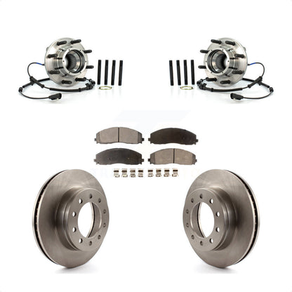 Kit de Rotor et plaquettes de frein à disque, roulement de moyeu avant, pour Ford F-250 Super Duty 4W 2013