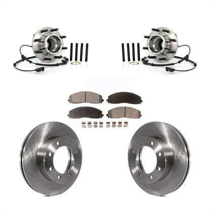 Kit de Rotor et de plaquettes de frein à disque, roulement de moyeu avant, pour Ford F-250 Super Duty F-350 4W