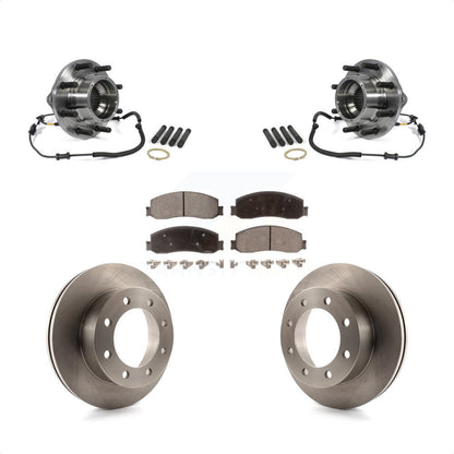 Kit de Rotor et plaquettes de frein à disque, roulement de moyeu avant, pour Ford F-350 Super Duty 4W 2011