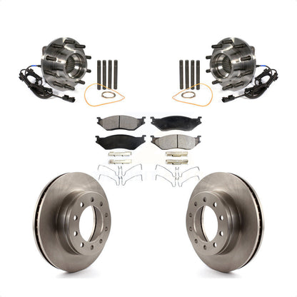 Kit de plaquettes de Rotor de frein à disque, roulement de moyeu avant, pour Ford F-450 Super Duty F-550 4 X