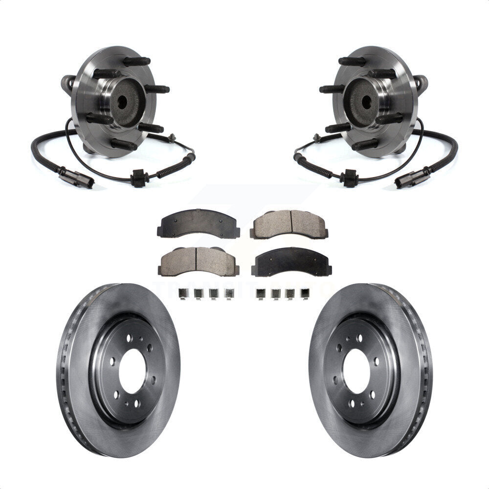 Kit de plaquettes de Rotor de frein à disque, roulement de moyeu avant, pour Ford F-150 Expedition Lincoln RW