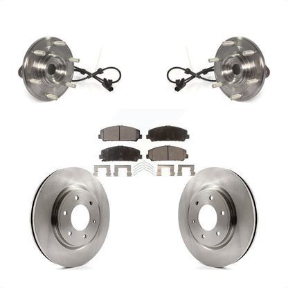 Ensemble de roulements de moyeu avant, Rotor de frein à disque et Kit de plaquettes pour Nissan TITAN Armad