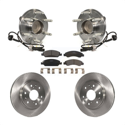 Kit de plaquettes de Rotor de frein, roulement de moyeu avant, pour GMC Sierra 1500 Chevrolet Silverado X